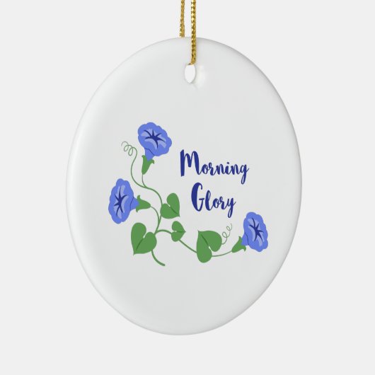 Morning Glory Keramik Ornament (Rechts)