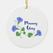 Morning Glory Keramik Ornament (Vorne)