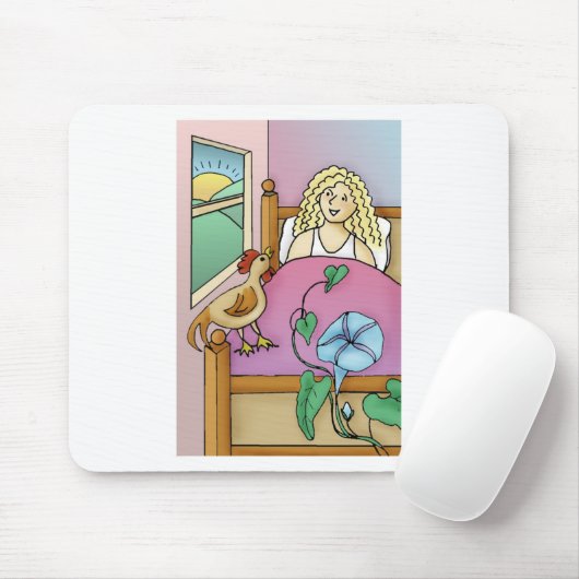 Morning Glory Mousepad (Mit Mouse)