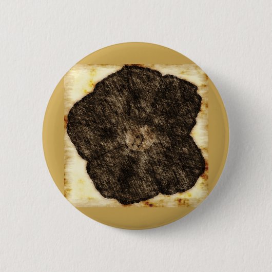 Morning Glory Old Time Sketch Button (Vorderseite)