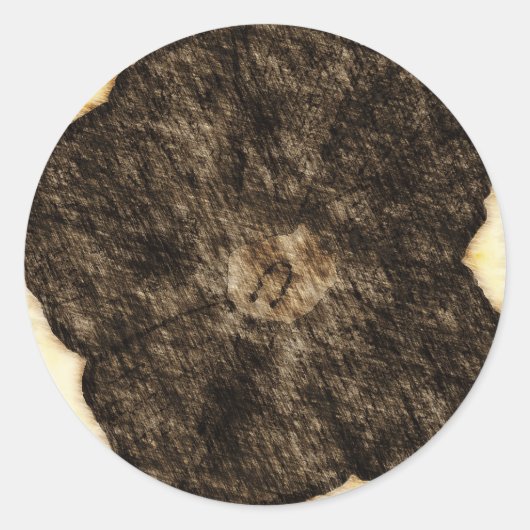 Morning Glory Old Time Sketch Runder Aufkleber (Vorderseite)