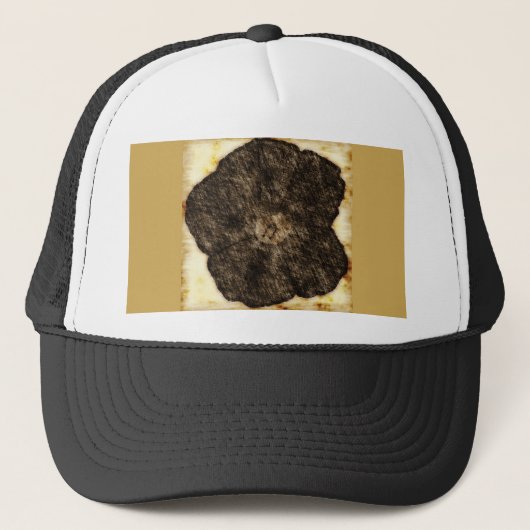 Morning Glory Old Time Sketch Truckerkappe (Vorderseite)