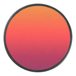 Morning Glory Ombre Gradient Eishockey Puck