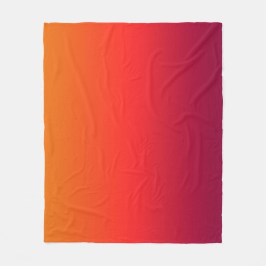 Morning Glory Ombre Gradient Fleecedecke (Vorderseite)