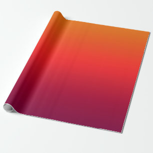 Morning Glory Ombre Gradient Geschenkpapier