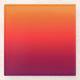 Morning Glory Ombre Gradient Glasuntersetzer