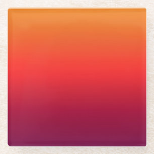 Morning Glory Ombre Gradient Glasuntersetzer