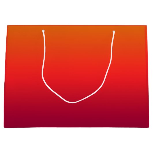 Morning Glory Ombre Gradient Große Geschenktüte (Vorderseite)