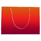 Morning Glory Ombre Gradient Große Geschenktüte (Rückseite)