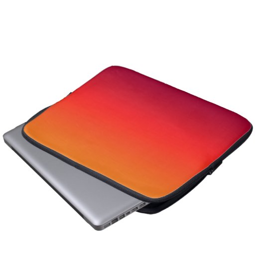 Morning Glory Ombre Gradient Laptopschutzhülle (Vorne Knopf)