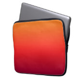 Morning Glory Ombre Gradient Laptopschutzhülle (Vorderseite Links)