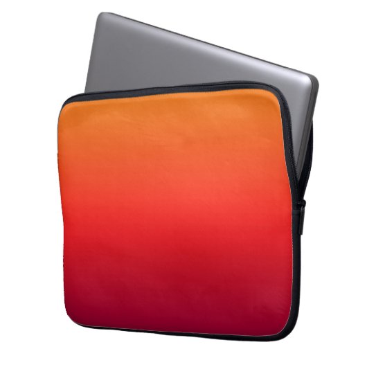 Morning Glory Ombre Gradient Laptopschutzhülle (Vorderseite Links)