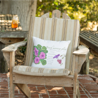 Morning Glory Outdoor pillow Kissen