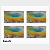 Morning Glory Pool Rectangle Stickers (Blatt)
