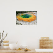 Morning Glory Pool, Yellowstone Nationala.. Poster (Küche)