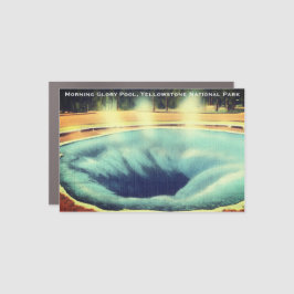 Morning Glory Pool, Yellowstone Nationalpark Auto Magnet