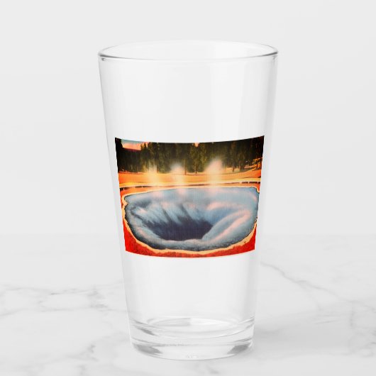 Morning Glory Pool, Yellowstone Nationalpark Glas (Vorderseite)