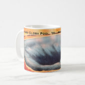 Morning Glory Pool, Yellowstone Nationalpark Kaffeetasse (Vorderseite Links)