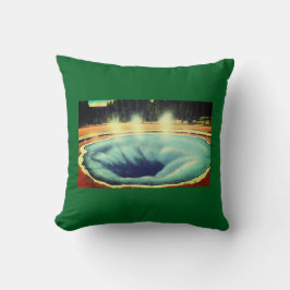 Morning Glory Pool, Yellowstone Nationalpark Kissen