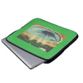 Morning Glory Pool, Yellowstone Nationalpark Laptopschutzhülle (Vorne Knopf)