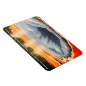 Morning Glory Pool, Yellowstone Nationalpark Magnet (Rechte Seite)