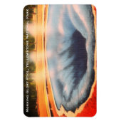 Morning Glory Pool, Yellowstone Nationalpark Magnet (Vertikal)