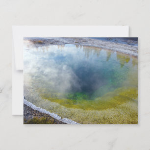 Morning Glory Pool, Yellowstone Nationalpark Postkarte
