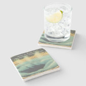 Morning Glory Pool, Yellowstone Nationalpark Steinuntersetzer (Seitenansicht)