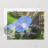 Morning Glory Postcard für jeden Anlass - anpassen Postkarte (Vorne/Hinten)