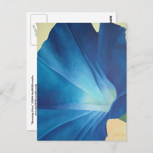 Morning Glory Postcard Postkarte (Vorne/Hinten)