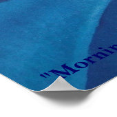 Morning Glory Poster (Ecke)