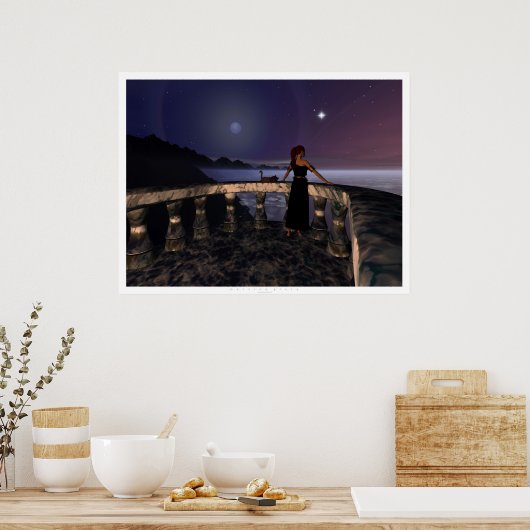 Morning Glory Poster (Küche)