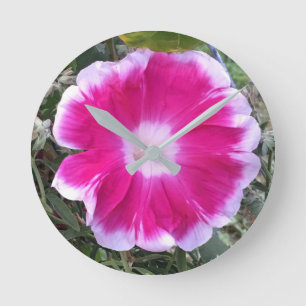 Morning Glory Runde Wanduhr