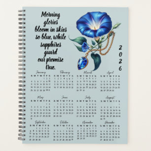 Morning Glory & Sapphire September-Verse Planer