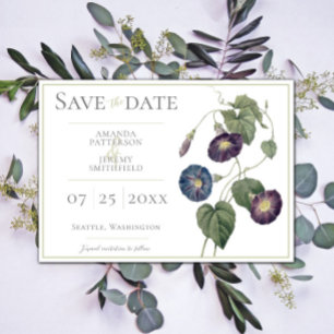 Morning Glory Save-the-Date-Ankündigung Save The Date
