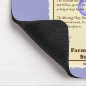 Morning Glory Seed Packet Mousepad (Ecke)