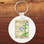 Morning Glory Seed Packet Schlüsselanhänger (Vorderseite)