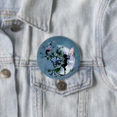 Morning Glory Shadow Fairy und kosmische Katze Button (Beispiel)