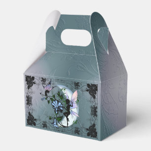 Morning Glory Shadow Fairy und kosmische Katze Geschenkschachtel