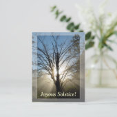 "Morning Glory" Solstice Post Card Postkarte (Stehend Vorderseite)