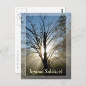"Morning Glory" Solstice Post Card Postkarte (Vorne/Hinten)
