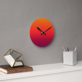 Morning Glory Throw Kissen Runde Wanduhr