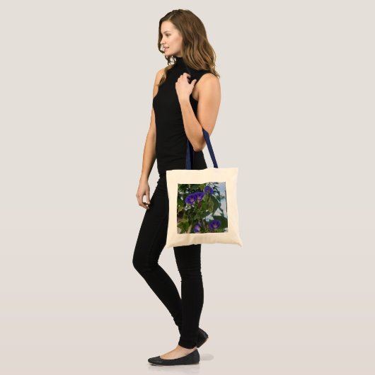 Morning Glory Tote Tragetasche (Vorderseite (Model))