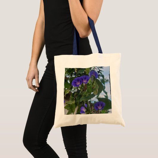 Morning Glory Tote Tragetasche (Vorderseite (Produkt))