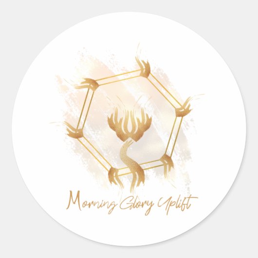 Morning Glory Uplift Sticker (Vorderseite)