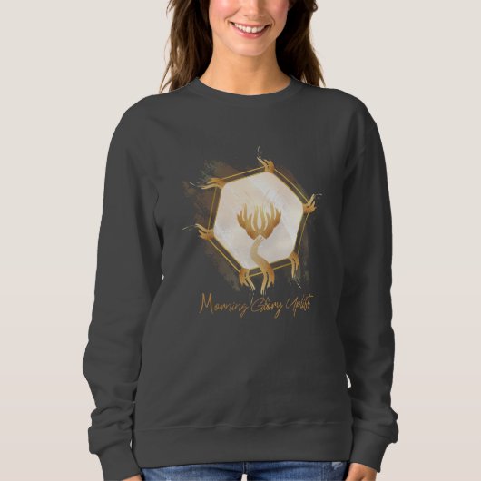 Morning Glory Uplift Women's Sweater Sweatshirt (Vorderseite)