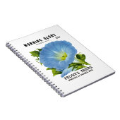 Morning Glory Vintag Seed Packet Notizblock (Rechte Seite)