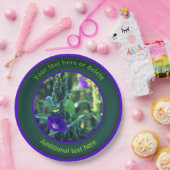 Morning Glory Wildblumen Personalisiert Party Pappteller (Party)