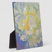 Morning Glow | Aquarellmalerei mit weißer Pfirsich Fotoplatte (Seite)