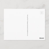 "Morning Glow" Orange Jewel Postkarte (Rückseite)